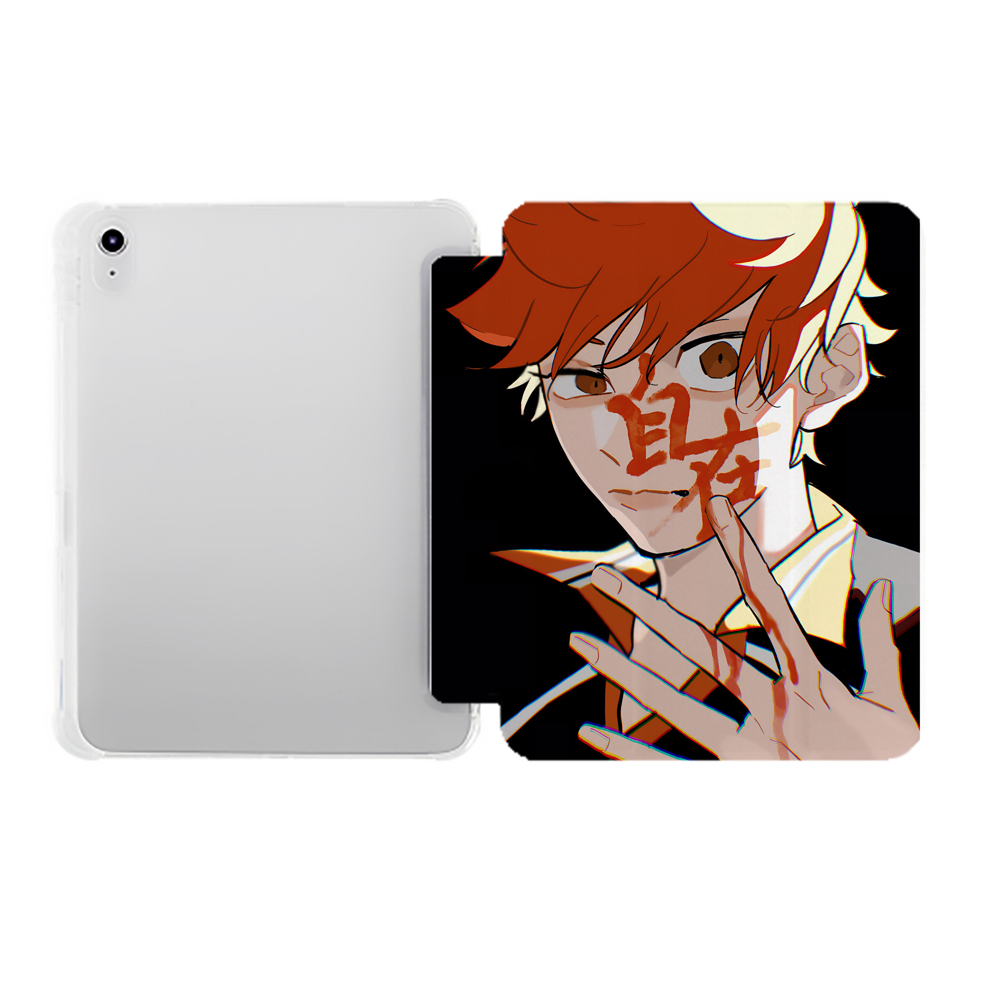 （画像用） ハイキュー!! Haikyu!! IPad ケース ペン収納付き 三つ折りスタンド PUレザー×シリコン 対応機種9.5/10.5/10.9インチ